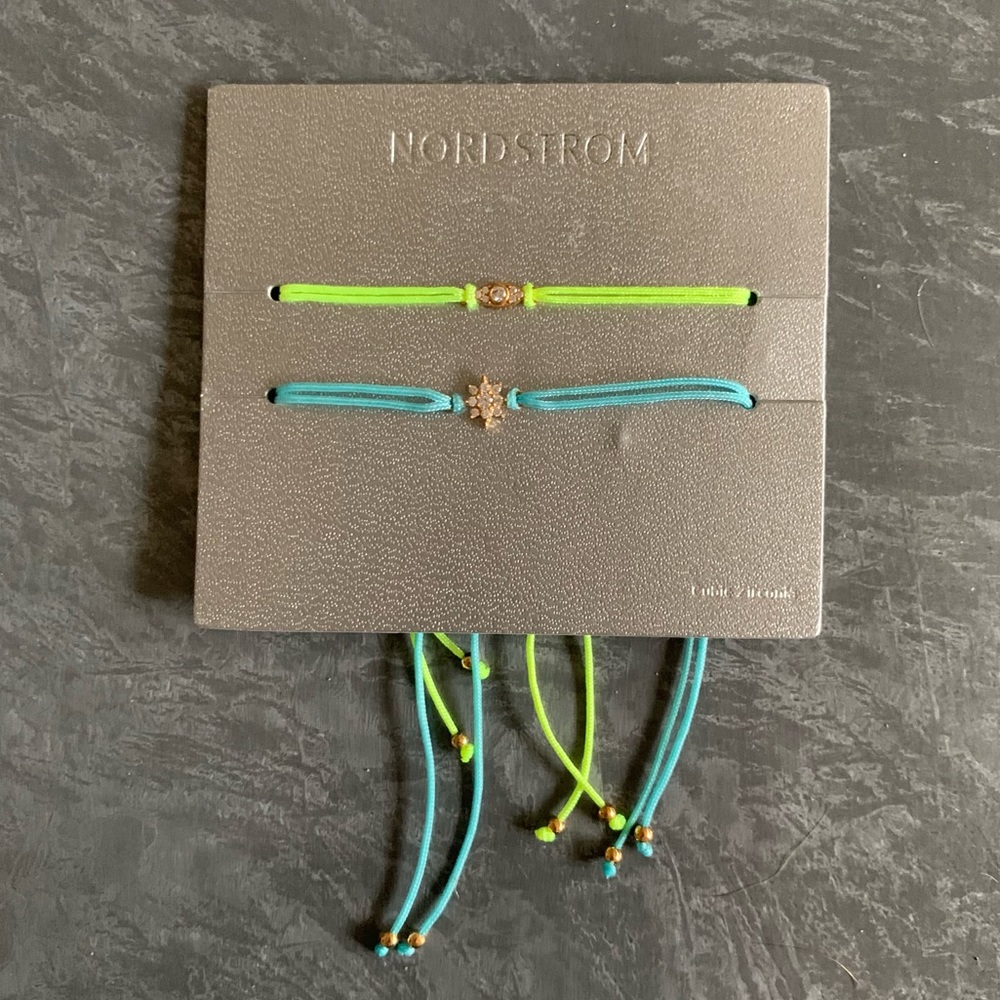 NWT: Nordstrom cubic zirconia bracelet (set of 2)